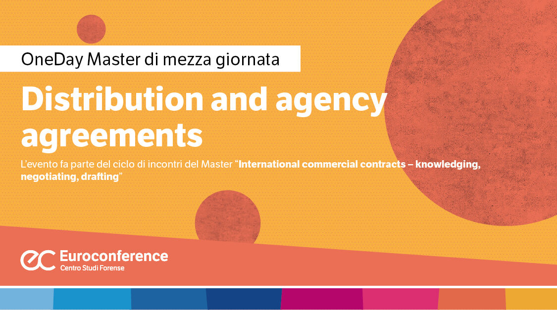 Immagine Distribution and agency agreements | Euroconference